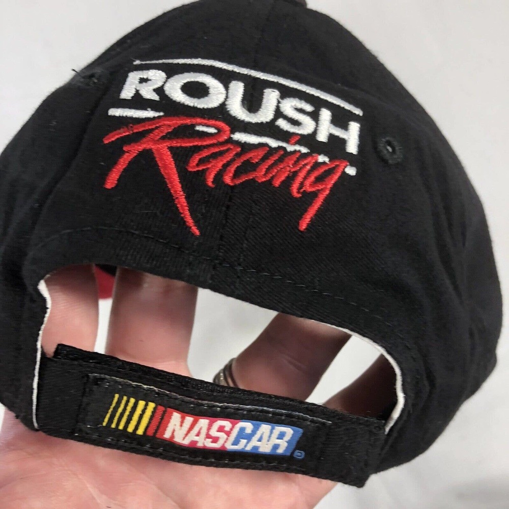 OFFICE DEPOT RACING HAT CAP 99 ROUSH RACING NASCAR CHECKERED FLAG SPORTS OSFM - Picture 10 of 14